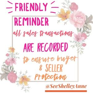 🌹Warning⚠️All Sales Transactions are📹 Recorded📹